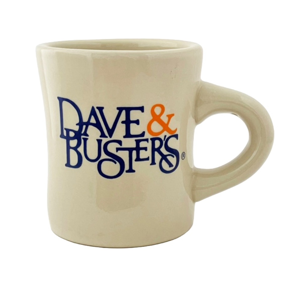 DAVE & BUSTERS RESTAURANT WARE DINER STYLE COFFEE MUG